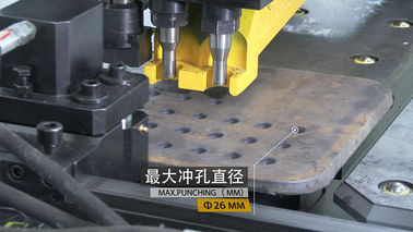 Diametro del foro di perforazione e di segno 26mm del piatto idraulico di CNC della struttura d'acciaio della macchina