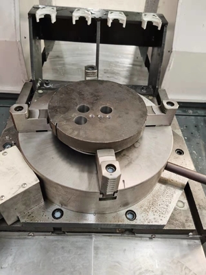 Perforatrice ad alta velocità della flangia di CNC per il fuso dei piatti di metallo BT40