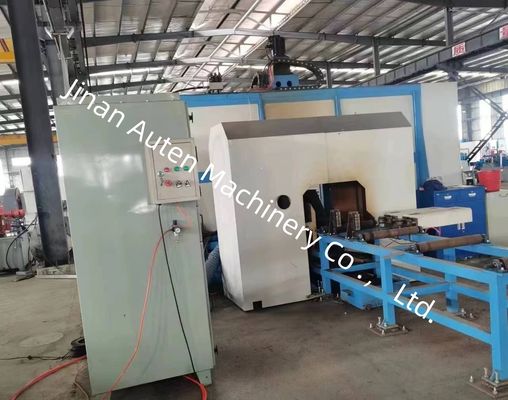 Linea di foratura, segatura e maschiatura per travi a I e H CNC 3D con mandrino principale BT40, motore da 11KW