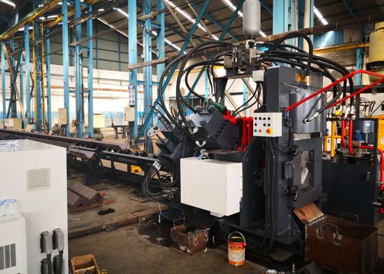 Linea di taglio, punzonatura, marcatura e cesoiatura CNC per angolari a lama singola, raffreddamento ad acqua, idraulica