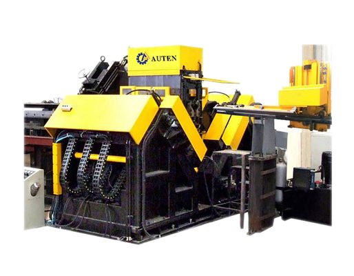 ADM2532 Modello CNC angolo di acciaio Tavola di trivellazione Marcatore macchina PLC Motore 40mm Max di trivellazione