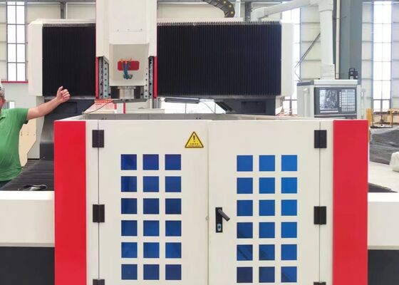 1200x1200mm Dimensione Flanges di piastra di acciaio Processing CNC Perforazione Tapping Machine 18mm T-Slot Larghezza