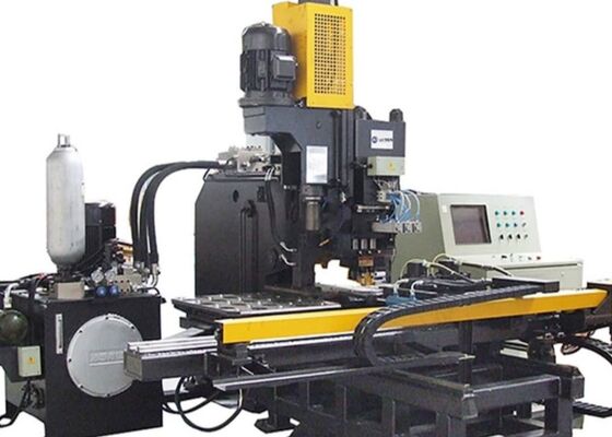 Gusset Plate Processing BNCZ100 CNC Plate Punching And Drilling Machine Heavy Plate Hole Making
