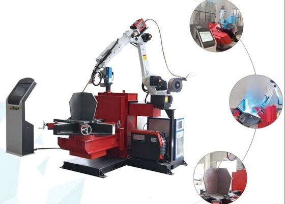 Saldare la base delle torri di trasmissione utilizzare Cnc Torre piedi robot di saldatura 2pcs tavoli da lavoro