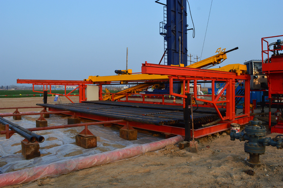 Gasdotti automatici di sollevamento, stacking e scarico per la manutenzione dei pozzi di petrolio