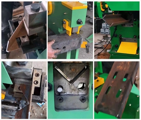 Piccole macchine combinate per perforare e tagliare per acciaio rotondo