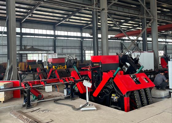Macchine CNC ad alta efficienza e automatizzate per la perforazione e la stampatura di acciaio ad angolo di grandi dimensioni
