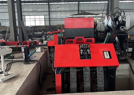 Punzonatrice, marcatrice e foratrice CNC angolare per acciaio da 220V con componenti principali PLC