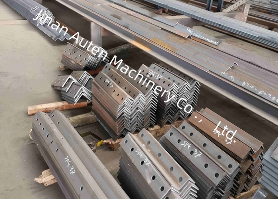 2 pugni per lato CNC angolo perforazione marcatura linea di taglio macchina 630KN forza di foratura