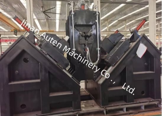 Macchina automatica per linea angolare CNC con diametro di foratura 40 mm, cono BT40 del mandrino di foratura