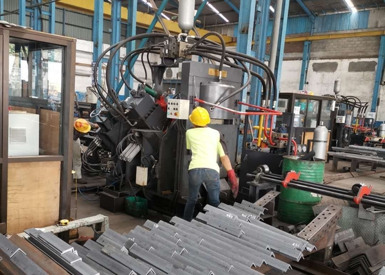 JNC1412 Modello Punzione Marcatura Taglio CNC angolo linea macchina 630/1000KN forza di punzione