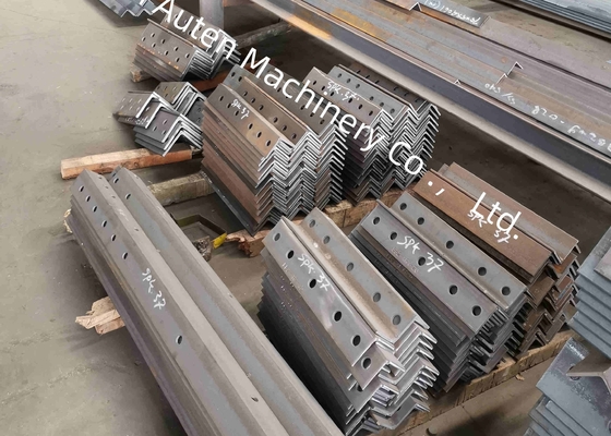 La punzonatrice e cesoia per acciaio angolare su larga scala con punzonatura CNC, marcatura e taglio a filo viene utilizzata per la costruzione di ponti in strutture d'acciaio