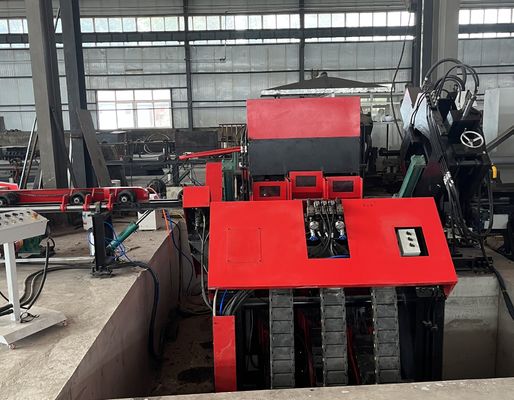 Macchina automatica per foratura e marcatura dell'acciaio ad angolo CNC con mandrino da 6000 giri/min