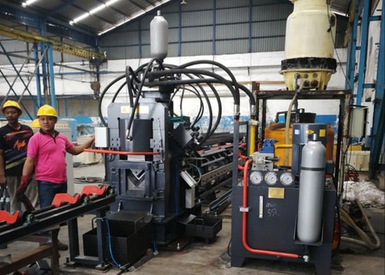Metodo di raffreddamento multiplo Linea di lavorazione dell'acciaio ad angolo CNC con funzioni di marcatura da taglio a foratura