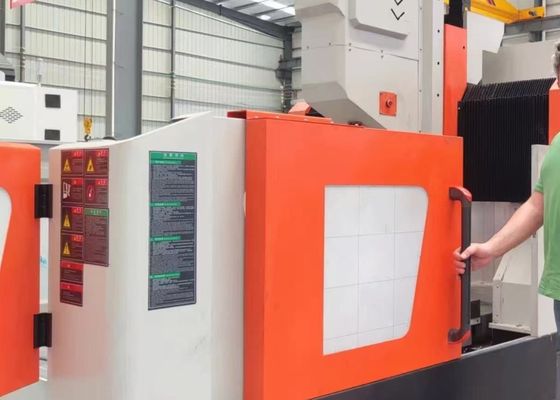 Dimensioni complessive 4000x3800x2800mm Tavolo di lavoro mobile Macchina di foratura CNC Diametro massimo di foratura 60mm