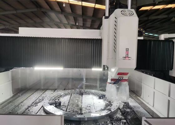 4000x1600mm Dimensione del pezzo di lavoro Macchina per la trivellazione di flangia CNC 800mm Altezza del grilletto