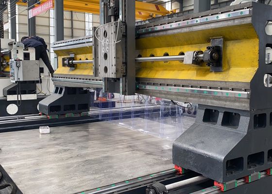 4000x4000mm Dimensione del pezzo di lavoro Macchina di perforazione CNC a lamiera di metallo 80mm Diametro massimo di perforazione