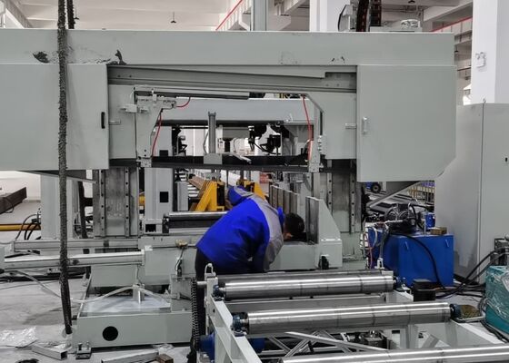 BT40 Mandrino Principale CNC 3D Linea di Foratura e Marcatura per Travi Metodo di Controllo PLC