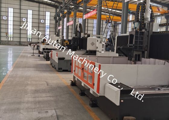Utilizzo industriale Gantry CNC Plate Drilling And Milling Machine con trasportatore a chip