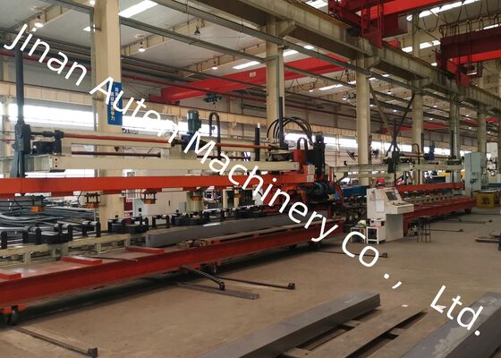 Automobile Light Truck Beam Motor idraulico CNC Punching Machine Line per la lavorazione della lamiera metallica