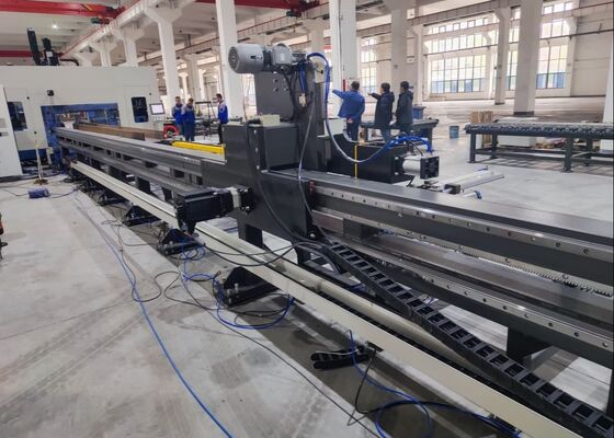 Nuova linea di produzione CNC per la perforazione di travi di taglio e fresatura per la struttura di travi H in acciaio