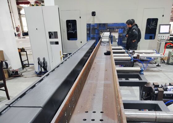 Nuova macchina per la foratura di profilati a H CNC per costruzioni in acciaio Potenza motore mandrino 11/15KW