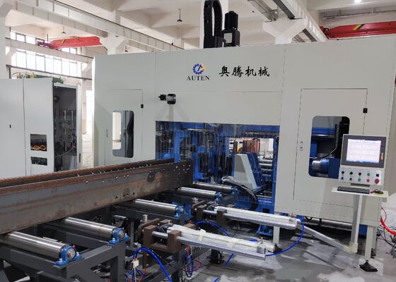 3 Spindle principale CNC 3D H Beam Band Saw Drilling Cutting Machine BT40 Modello