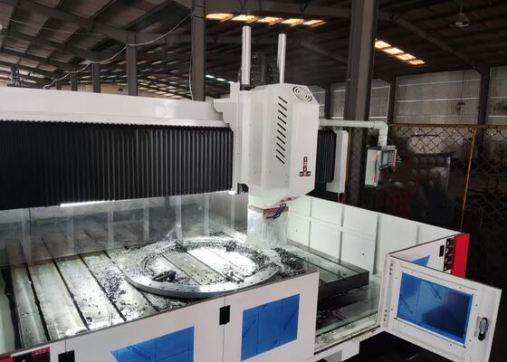 Perforatrice con cambio utensile automatico CNC per la produzione di attrezzature petrolchimiche per l'industria della costruzione navale