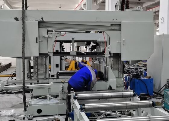 Macchine per la perforazione CNC a grande sezione per la lavorazione di travi BHD1250C Perforazione continua multi-buco