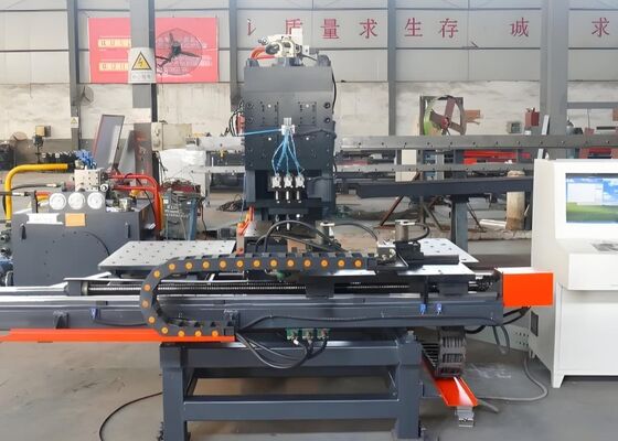 1500*800mm Max Workpiece Size Cnc Plate Punching Machine per la produzione di torri d'acciaio