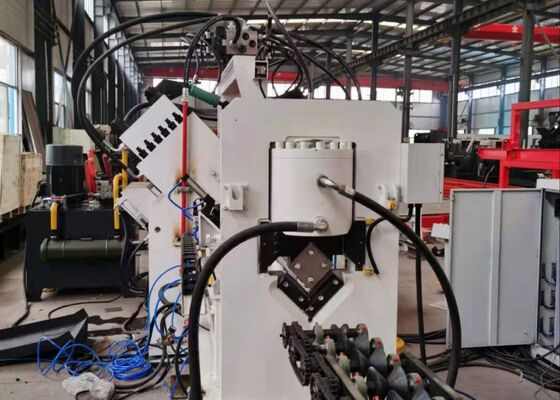 Con funzione di taglio di marcatura Linea di punzonatrice angolare CNC per torre di comunicazione di potenza