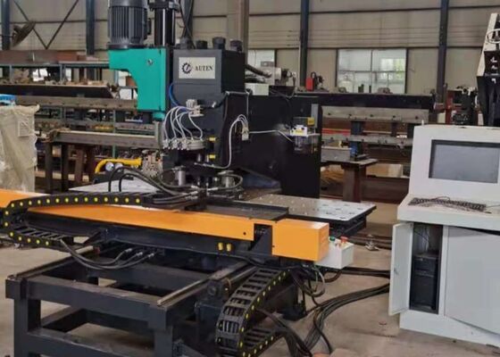 50 mm Max diametro di perforazione Cnc Plate Punching Machine per componenti di piastra d'acciaio