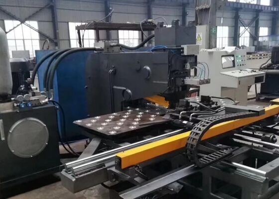 50 mm Max diametro di perforazione Cnc Plate Punching Machine per componenti di piastra d'acciaio
