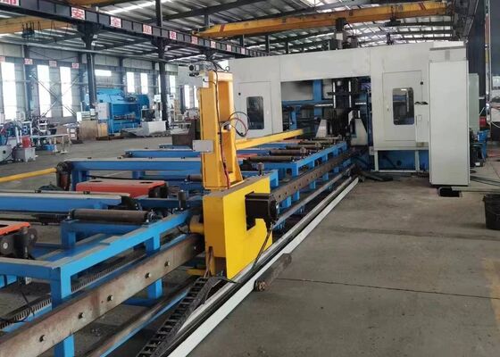 40 mm Max diametro di perforazione CNC alta velocità H Beam Perforazione macchina per la sezione canale