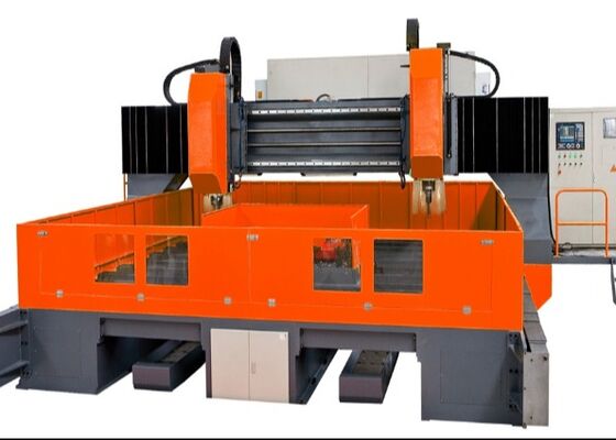 Utilizzo industriale Gantry CNC Plate Drilling And Milling Machine con trasportatore a chip