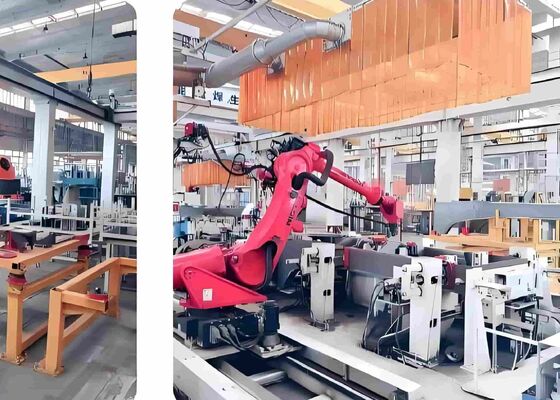 Stazione di saldatura robotizzata standard flessibile per attrezzature ingegneristiche e cantieristica navale