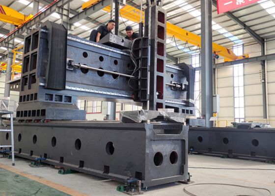 PHD4080 Cnc Gantry-Type Mobile CNC Perforazione fresatura macchina di lamiera di acciaio flange scambiatore di calore