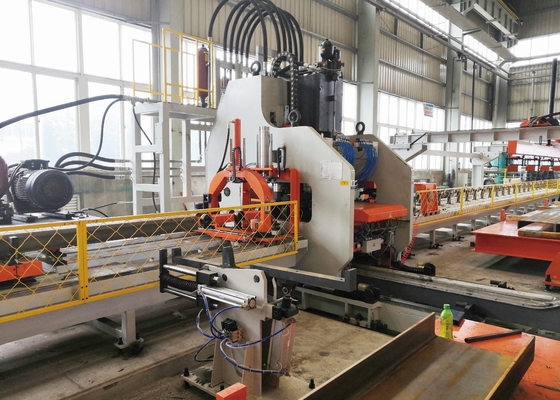 1200KN Forza nominale CNC Truck Beam Plate Punching Machine Max 750mpa Materiale Tensile