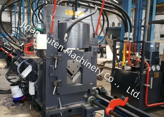 2 pugni per lato CNC angolo perforazione marcatura linea di taglio macchina 630KN forza di foratura