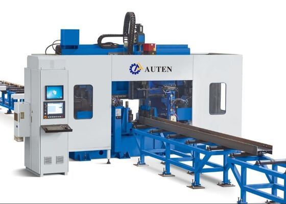 Macchina per foratura travi H CNC avanzata con tecnologia mandrino ad alta velocità BT40