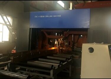 Macchina per foratura CNC per taglio metalli a trave H in acciaio, motore PLC, cuscinetto, potenza 55kW