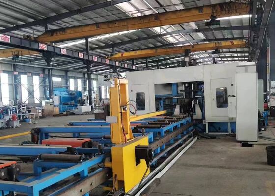 Smart CNC H Beam Drilling Machine con sistema di programmazione CAD automatico
