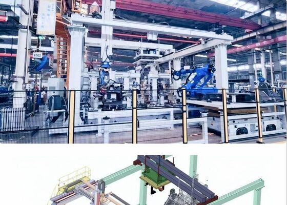 1465mm,2010mm Apertura Alare Stazione di Saldatura Robotizzata Capacità di Carico 12KG
