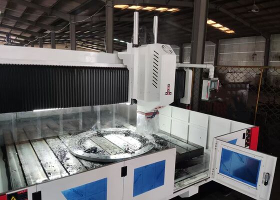 Macchina per la perforazione di piastre CNC progettata per la perforazione Tappin Milling Of Heat Exchanger Tube Sheet